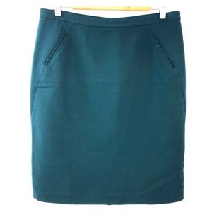 LOFT pencil skirt - teal